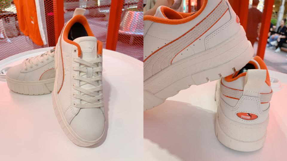 高顏值球鞋盤點：PUMA Mayze Forward History鋸齒厚底鞋，NT $3,580！圖片來源：編輯拍攝