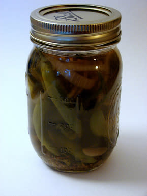 Pickled Green Chiles