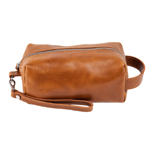 Pegai Lee Dopp Kit Leather Bag