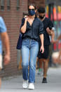 <p>Katie Holmes looked chic and casual during a stroll in New York City.</p>