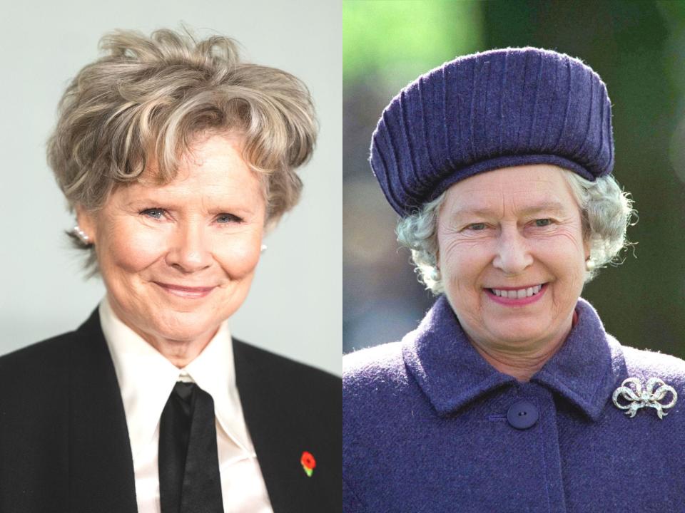 Imelda Staunton plays Queen Elizabeth II in "The Crown" season five.