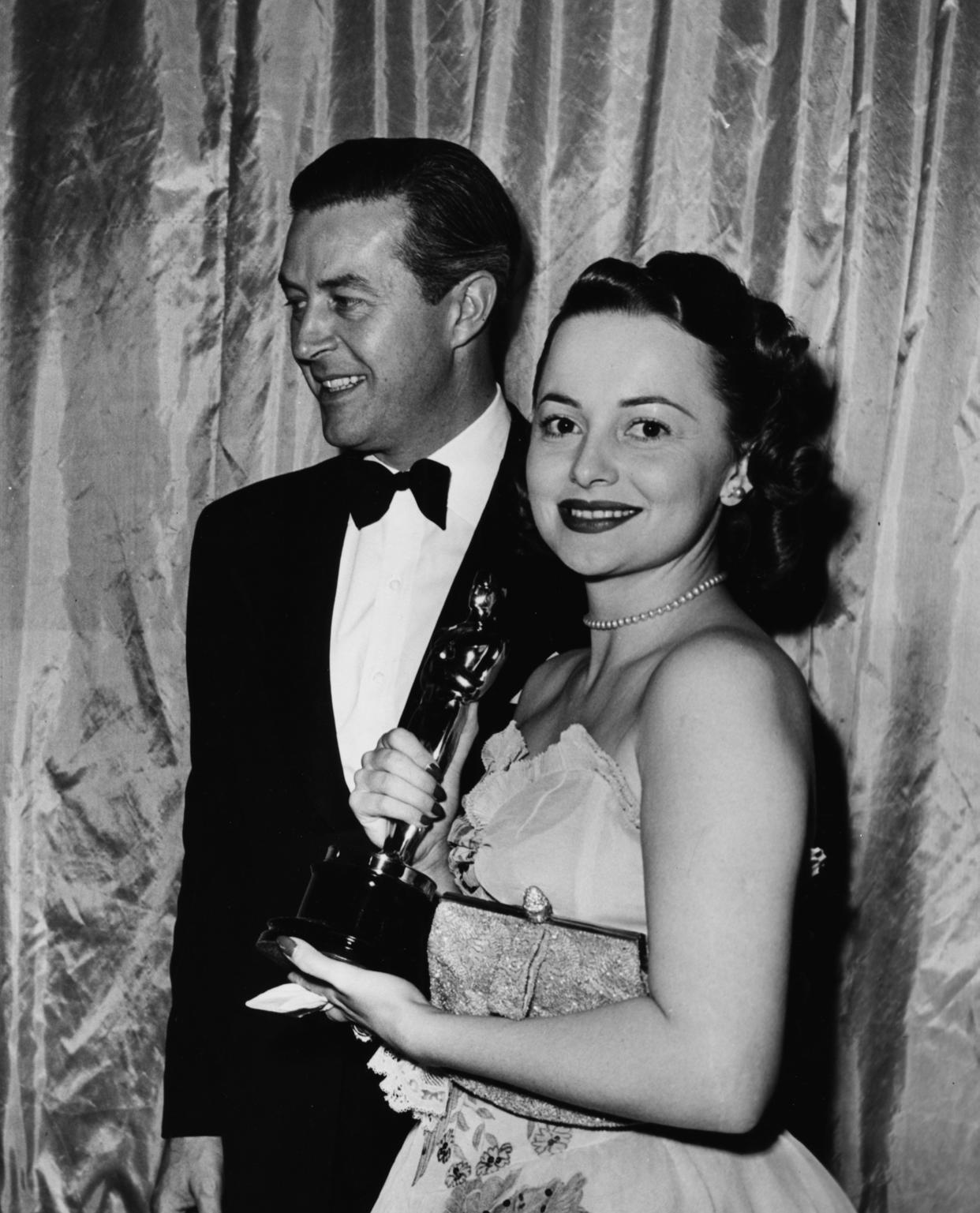Olivia de Havilland at the 1947 Oscars  (Getty Images)