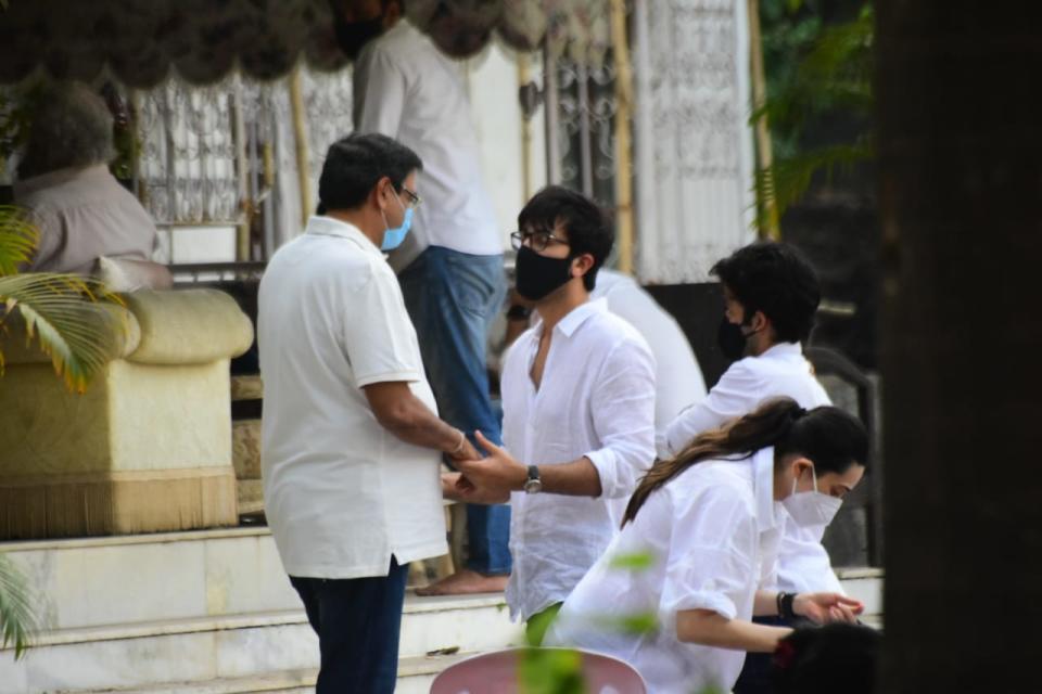 Rajiv Kapoor's last rites