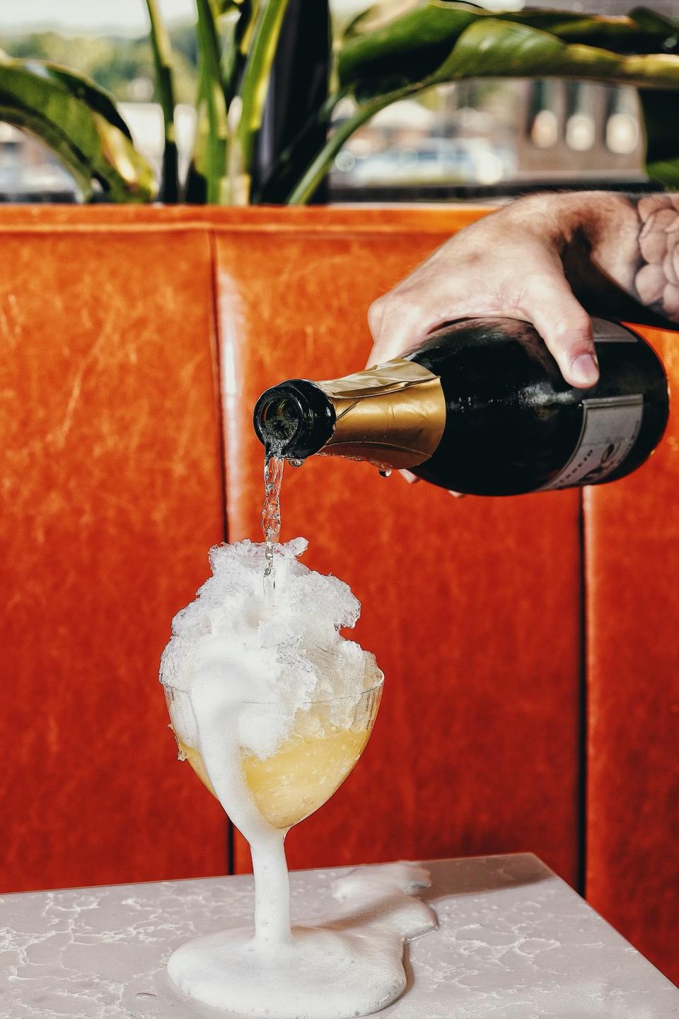 A take on the French 75 is one of Wild Child's zero-proof offerings.