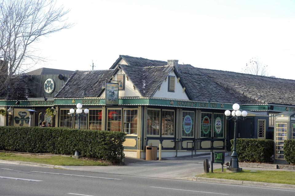 McGuire?s Irish Pub on Gregory Street.John Blackie/jblackie@pnj.comMcGuire's Irish Pub