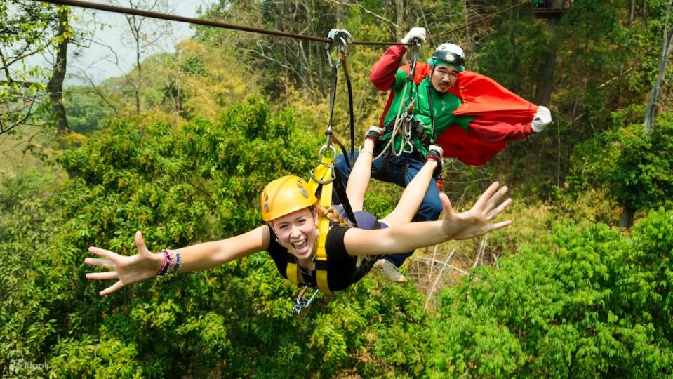 Jungle Flight Zipline Adventure Chiang Mai. (Photo: Klook SG)