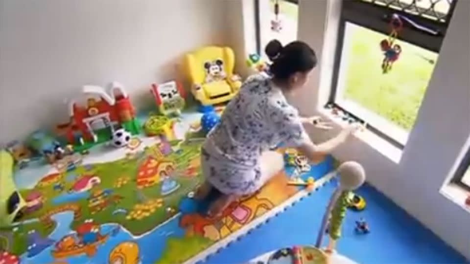 Sophia Zhang says her son is now being cared for at home. Photo: 7News
