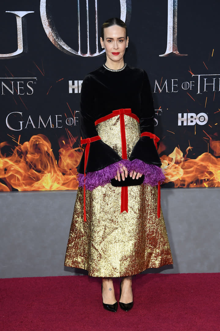 Sarah Paulson bei der Premiere der achten Staffel von „Game of Thrones“