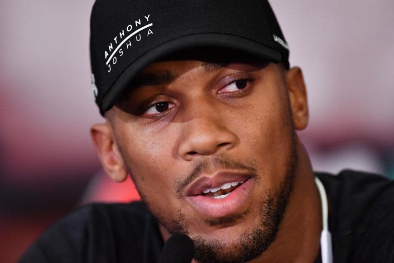 Anthony Joshua warns Joseph Parker it will take ‘more than a human to stop me'