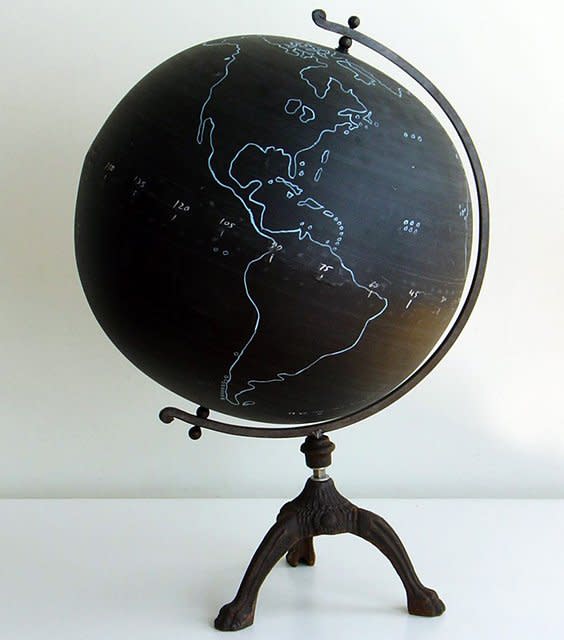 Chalkboard Globe