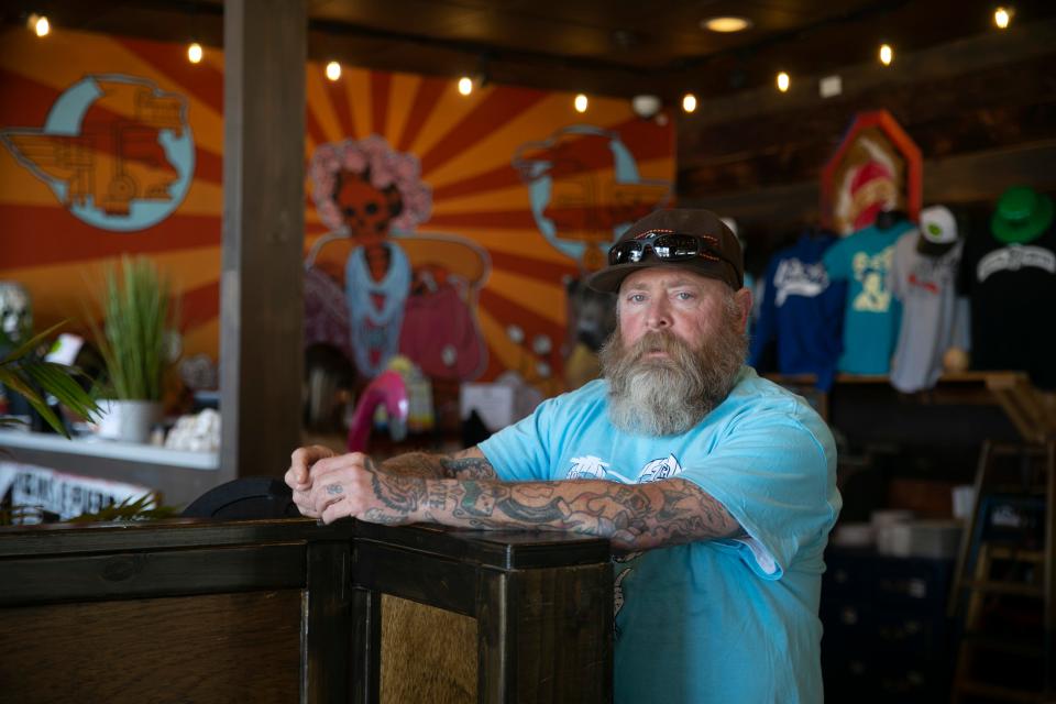 Owner Brian Katz in the establishment. 10th Avenue Burrito is a Belmar-based business that provides Mexican cuisine and a bar for its customers.  Belmar, NJTuesday, March 21, 2023
