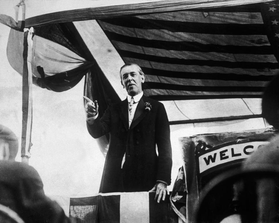 President Woodrow Wilson told Black leaders, ‘Segregation is not a humiliation but a benefit.’ <a href="https://www.gettyimages.com/detail/news-photo/woodrow-wilson-the-28th-president-of-the-united-states-news-photo/2696038?adppopup=true" rel="nofollow noopener" target="_blank" data-ylk="slk:Hulton Archive / Stringer/Getty;elm:context_link;itc:0;sec:content-canvas" class="link ">Hulton Archive / Stringer/Getty</a>