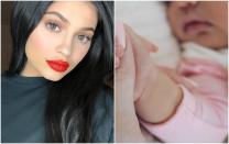 <p>Stormi. Así se llama la primera hija de Kylie Jenner, cuyo nacimiento ha anunciado por sorpresa esta semana la pequeña del clan Kardashian a través de Instagram. La <em>socialité</em> ha estrenado de este modo maternidad con apenas 20 años. Una edad muy poco habitual en los tiempos que corren, aunque no es la única famosa que se convierte en madre siendo tan joven. (Foto: Instagram / <a rel="nofollow noopener" href="http://www.instagram.com/kyliejenner/?hl=es" target="_blank" data-ylk="slk:@kyliejenner;elm:context_link;itc:0;sec:content-canvas" class="link ">@kyliejenner</a>). </p>