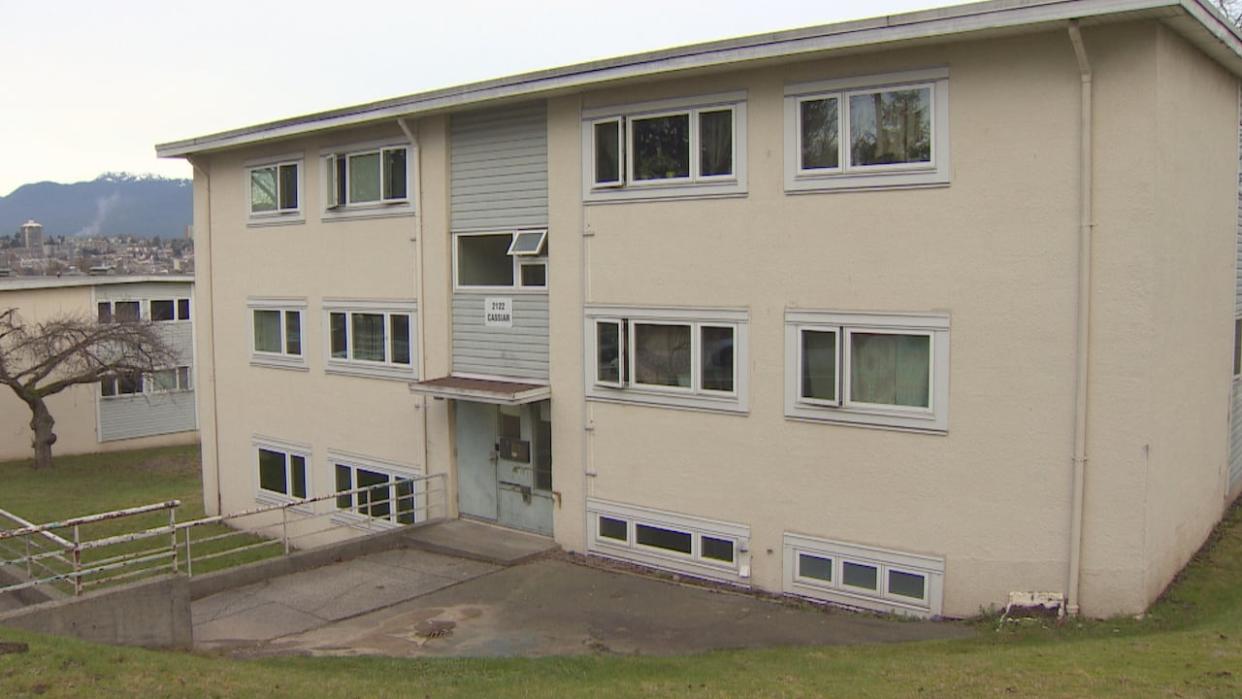 B.C. Housing says the buildings at Skeena Terrace in East Vancouver are approaching 'the end of their economic life cycle.'  (Shawn Foss/CBC - image credit)