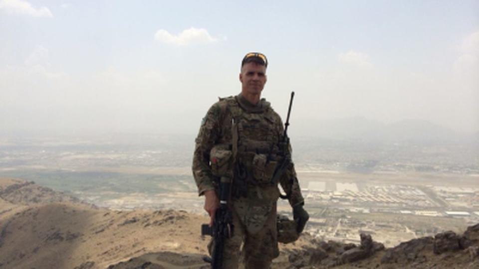 Mike Donahue in Afghanistan in 2014. Photo courtesy of the author.