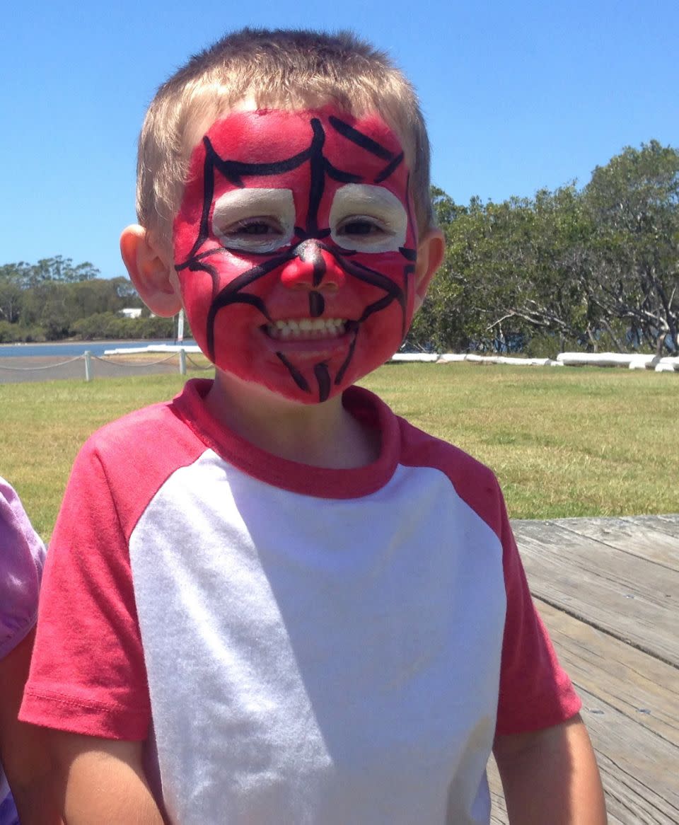 Three-year-old William was wearing a Spiderman costume on the day of his disappearance. Photo