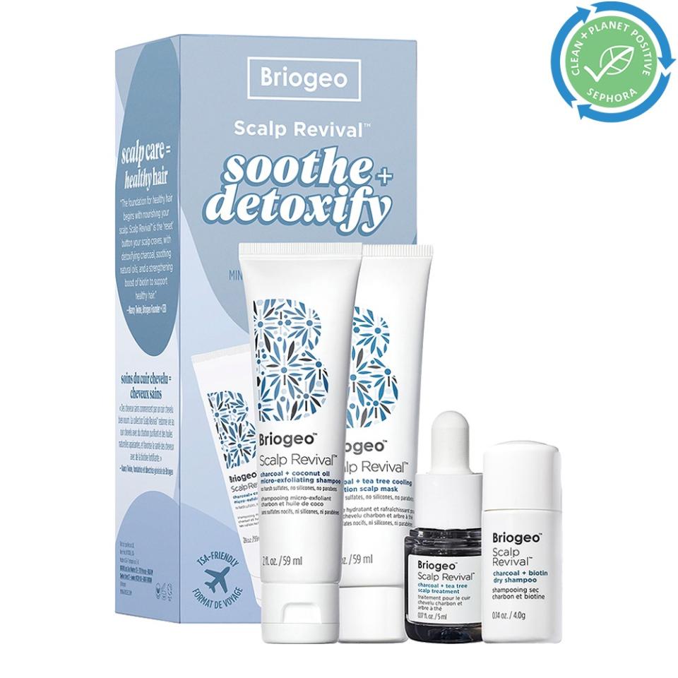 Briogeo Scalp Soothe + Detoxify Travel Set. (PHOTO: Sephora)