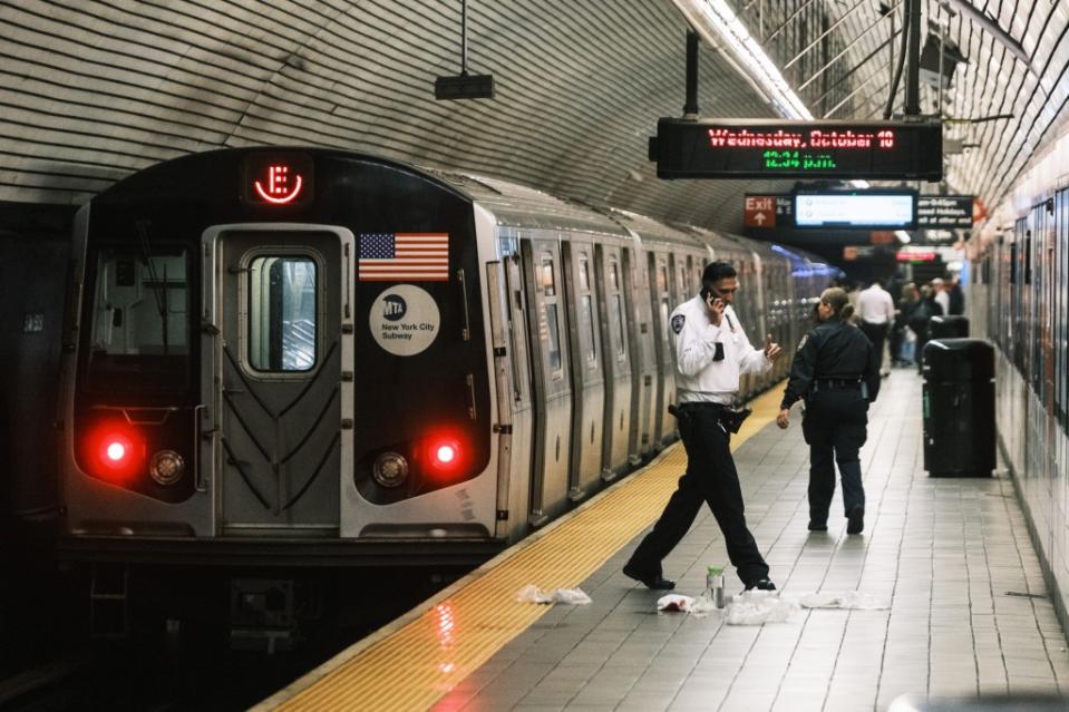 The heightened focus on subway crime comes as The Post exclusively revealed last week that underground crime had skyrocketed months after the number of transit cops on patrol had plummeted. Stephen Yang for NY Post
