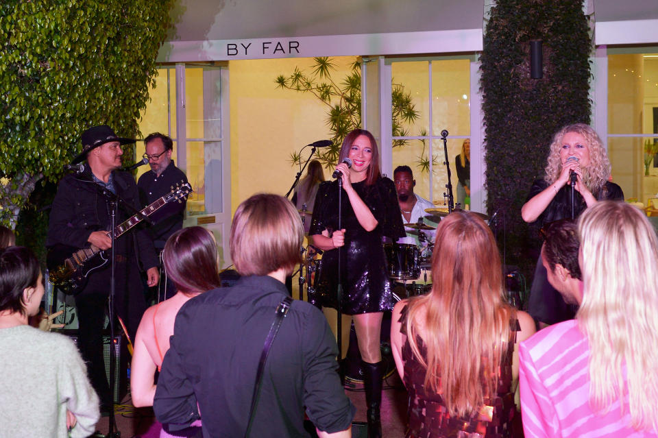 Maya Rudolph and Gretchen Lieberum of Princess perform at the By Far party. - Credit: Courtesy/Getty Images for BY FAR