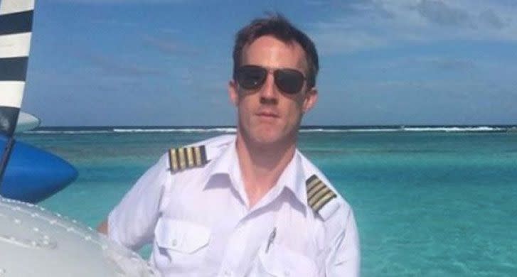 Pilot Gareth Morgan, who died in the tragic crash. Source: Sydney Seaplanes