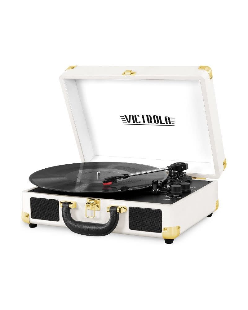 <p><strong>Victrola</strong></p><p>amazon.com</p><p><strong>$59.99</strong></p><p><a href="https://www.amazon.com/dp/B0721LJ2K4?tag=syn-yahoo-20&ascsubtag=%5Bartid%7C10057.g.1969%5Bsrc%7Cyahoo-us" rel="nofollow noopener" target="_blank" data-ylk="slk:Shop Now;elm:context_link;itc:0;sec:content-canvas" class="link ">Shop Now</a></p><p>If she doesn't already have a turntable, this pretty (and portable!) record player is a great pick. </p>