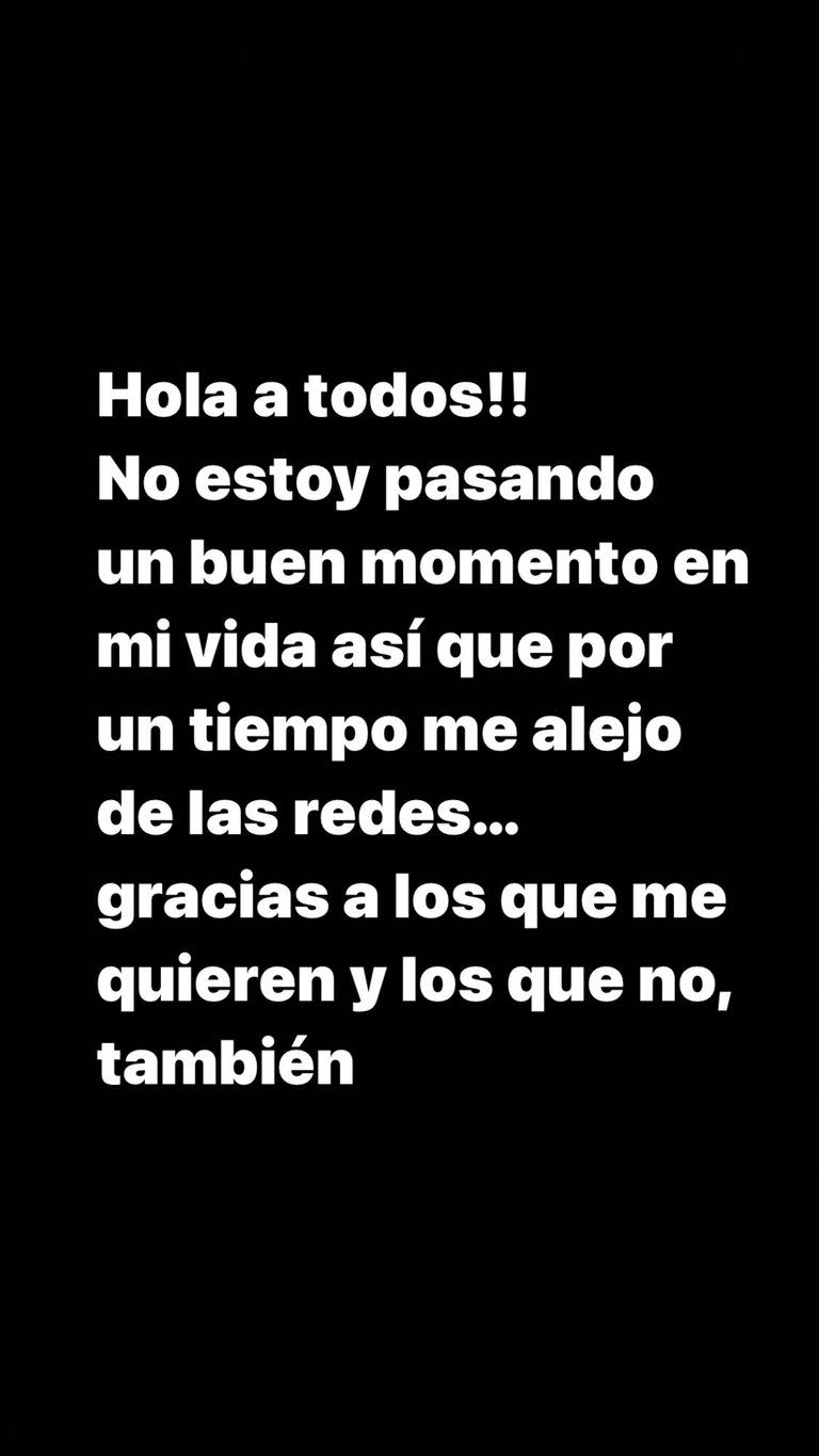 El posteo de El Dipy donde anuncia el cierre de sus redes sociales 
Foto: TWITTER / @eldipyok