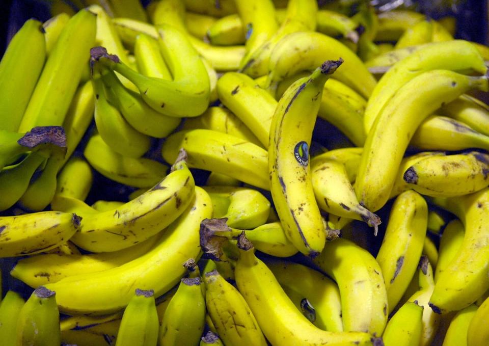 Bananas often sprayed with a preservative containing chitosan (Clive Gee/PA)
