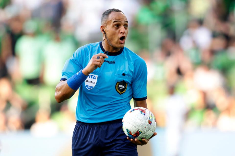 MLS referee Ismail Elfath (pictured) was the center official for Saturday's Eastern Conference semifinal match at TQL Stadium between Philadelphia Union and FC Cincinnati. FCC won the game, 1-0, on a late goal that was reviewed for a possible offside infraction.