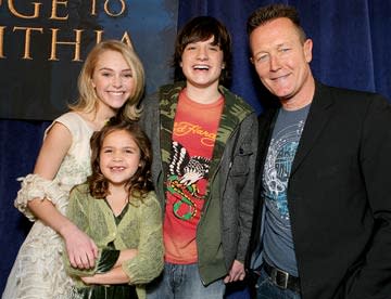 AnnaSophia Robb , Bailee Madison , Josh Hutcherson and Robert Patrick at the Hollywood premiere of Walt Disney  Pictures' Bridge to Terabithia