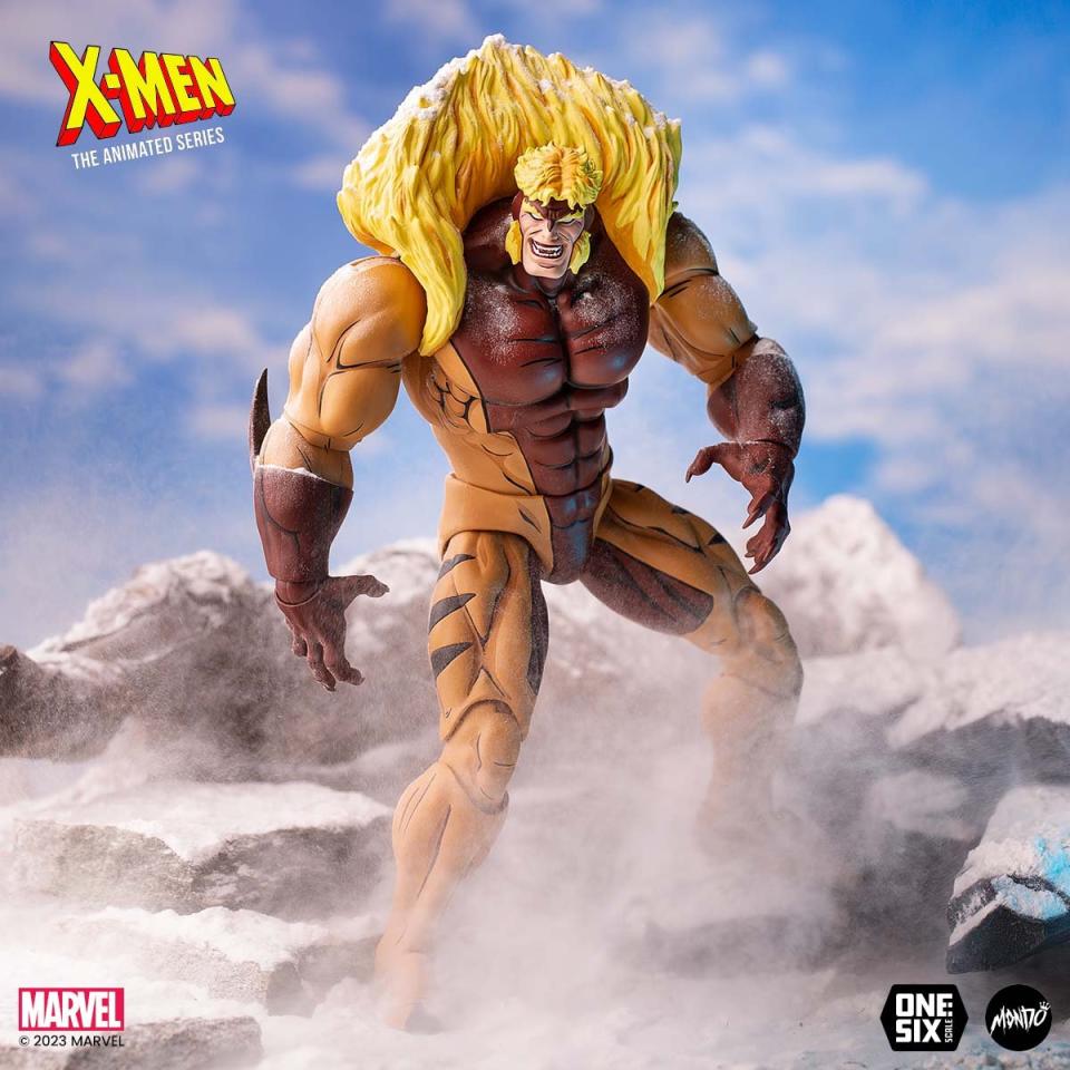 Sabretooth Mondo 1/6 scale figure in an action pose.