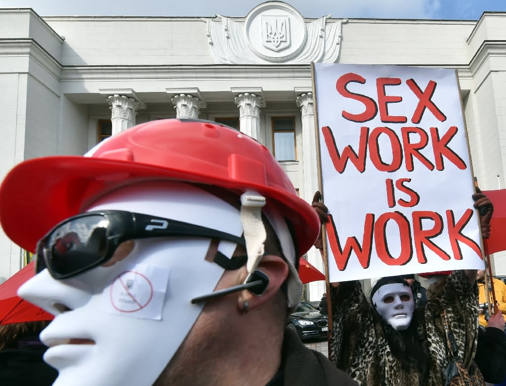 Sex Workers March In Ukraine Demanding Legalisation