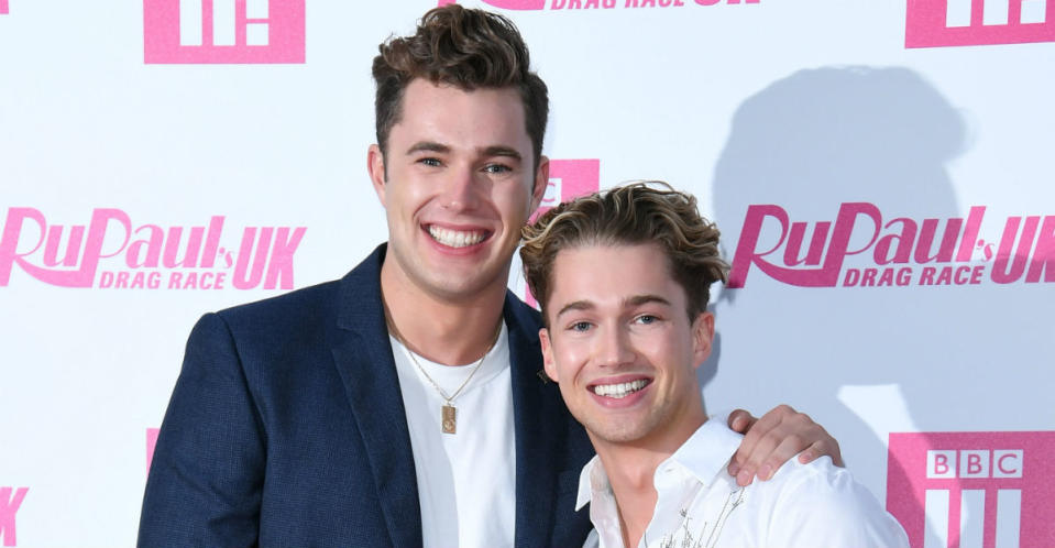 AJ and Curtis Pritchard attended their grandmother's funeral. (Photo: Karwai Tang/WireImage)