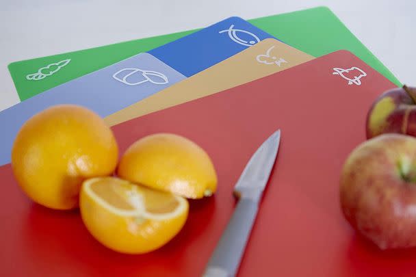 These space-saving cooking mats