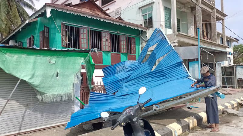 Aftermath of Cyclone Mocha in Myanmar