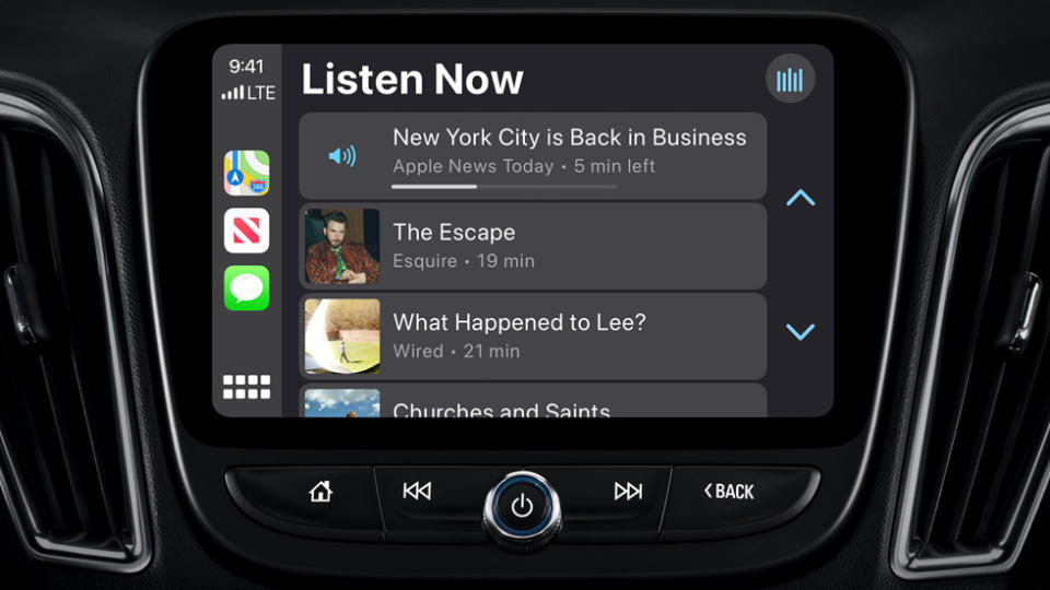 Apple News on Carplay