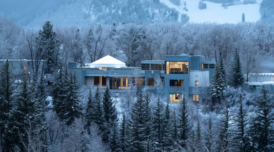 Chicago industrialist Charles Paepcke founded the Aspen Institute in 1946 and commissioned Bauhaus-trained artistic polymath Herbert Bayer to design the campus, which today includes the Aspen Meadows Resort and the Resnick Center for Herbert Bayer Studies.

Photo courtesy Aspen Meadows Resort.