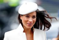 <p>In an interview Meghan did with former First Lady Michelle Obama for British <a href="https://www.vogue.co.uk/article/michelle-obama-duchess-of-sussex-interview-2019" rel="nofollow noopener" target="_blank" data-ylk="slk:Vogue’s;elm:context_link;itc:0;sec:content-canvas" class="link "><em>Vogue</em>’s</a> September issue (which Meghan <a href="https://www.womenshealthmag.com/life/a28537858/meghan-markle-british-vogue-cover-shoot-instruction/" rel="nofollow noopener" target="_blank" data-ylk="slk:guest-edited;elm:context_link;itc:0;sec:content-canvas" class="link ">guest-edited</a>, btw), Meghan revealed she loves tacos. </p><p>"So, over a casual lunch of chicken tacos and my ever-burgeoning bump, I asked Michelle if she would help me with this secret project," the Duchess wrote.</p>