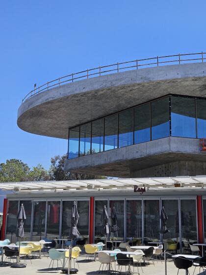 A new building for the permanent collection is under construction at the Los Angeles County Museum of Art