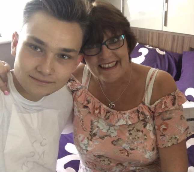 Joe and mum