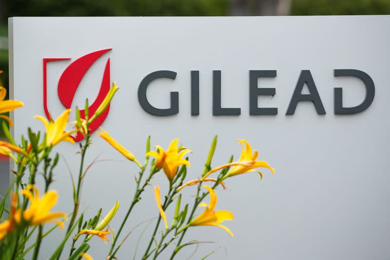 Gilead Sciences Inc pharmaceutical company is seen during the outbreak of the coronavirus disease (COVID-19), in California