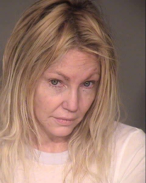 Heather Locklear's booking photo after her arrest on Feb. 25.