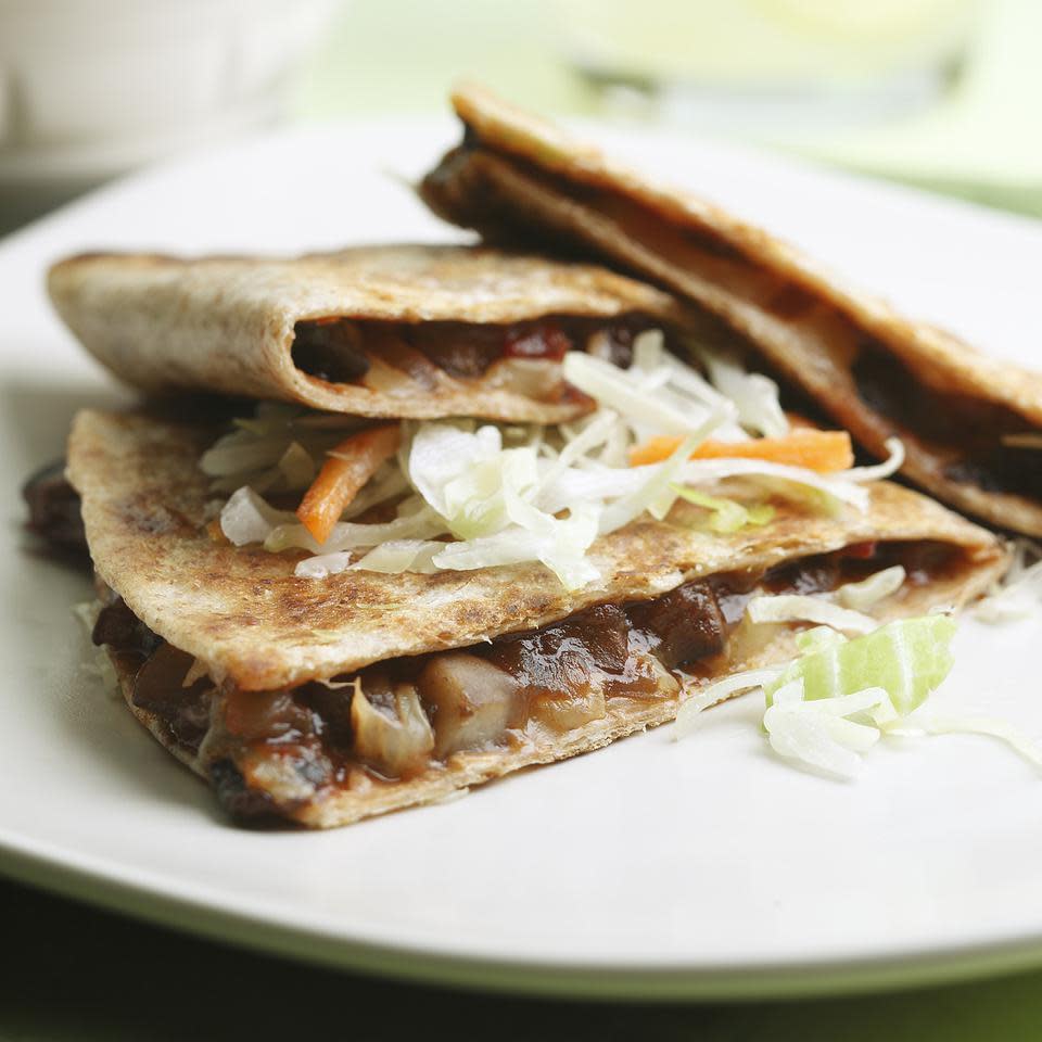 Barbecue Portobello Quesadillas