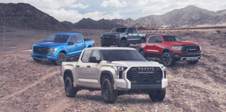 Photo credit: Chevrolet, Ford, Ram, Toyota - Car and Driver