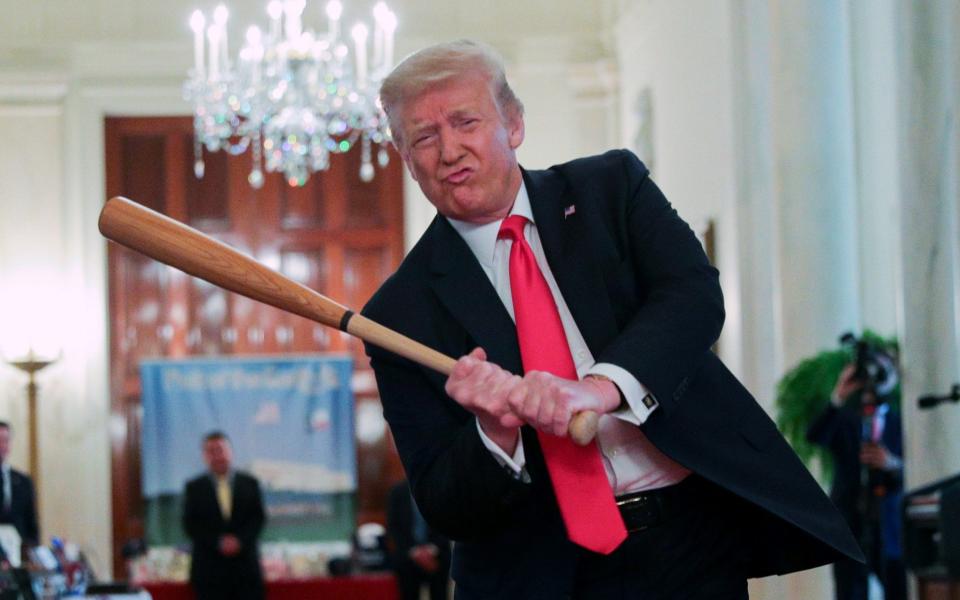 President Donald Trump at the White House on July 2 - TOM BRENNER 