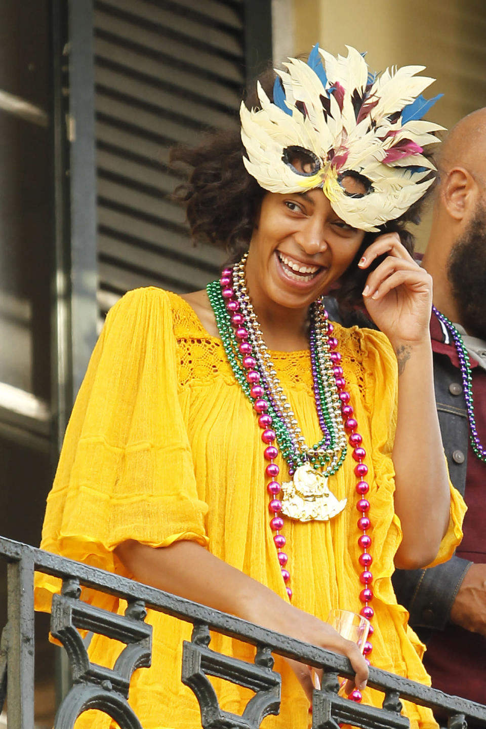 Solange turned up a parade in New Orleans on Jan. 31, 2016