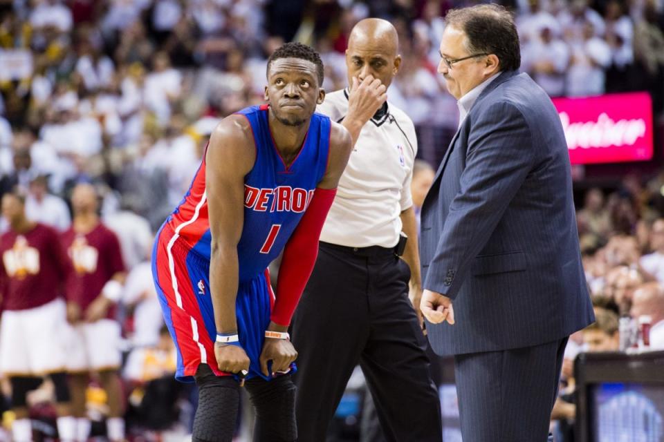 Pistons coach Stan Van Gundy is losing his patience. (Getty Images)