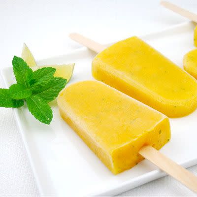 Mango Mojito Popsicles