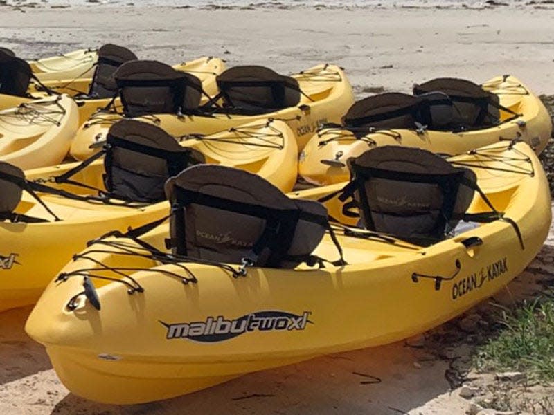 Take a free kayak trip in the waters around Fort Matanzas on Thursday, Oct. 27.