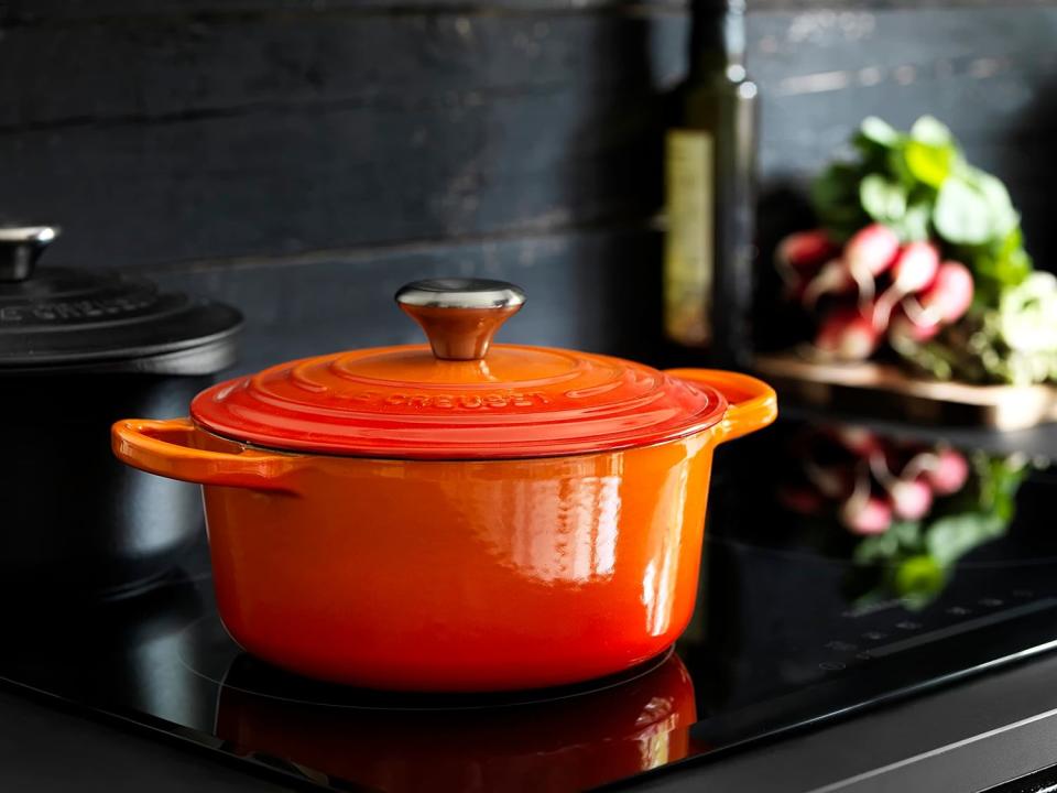 Le Creuset Enameled Cast Iron Signature Round Dutch Oven, 3.5 qt, Flame (Photo: Amazon)