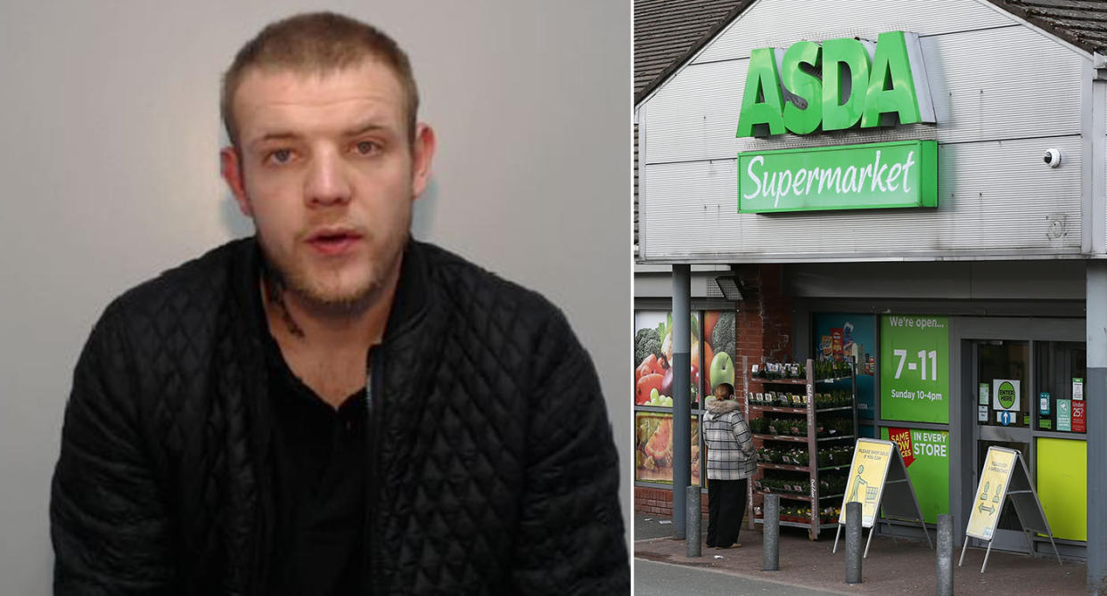 Former Asda security guard Stephen Johnson has been jailed after he tried to run over a shoplifter in his van. (Reach)
